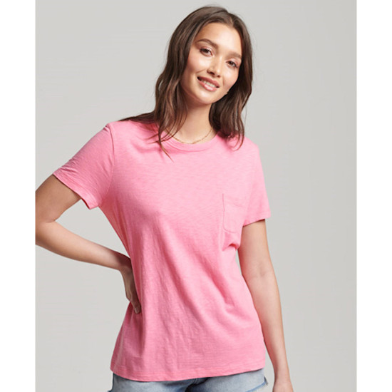 Superdry Γυναικεία κοντομάνικη μπλούζα Studios Pocket Tee